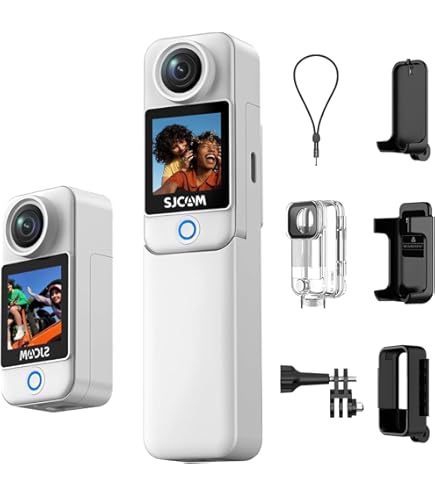 Amazon | SCJAM SJ20 アクションカメラ 4K/30fps 6軸手ブレ補正 F2.0